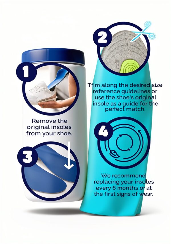 Scholl Sport GelActiv Insoles Women Gel Support Foot Comfort-5